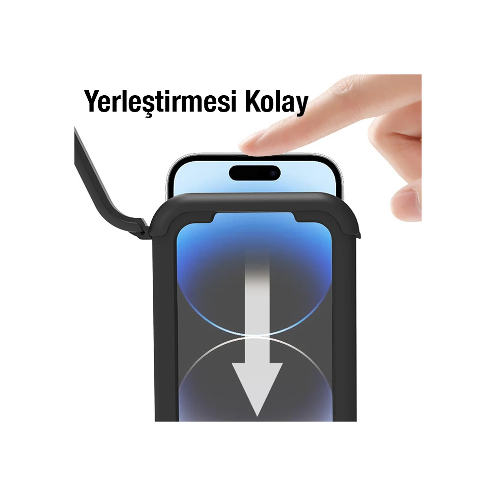 ALLY Motosiklet Bisiklet İçin Su Geçirmez Gidon Bağlantılı Telefon Tut