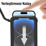 ALLY Motosiklet Bisiklet İçin Su Geçirmez Gidon Bağlantılı Telefon Tut