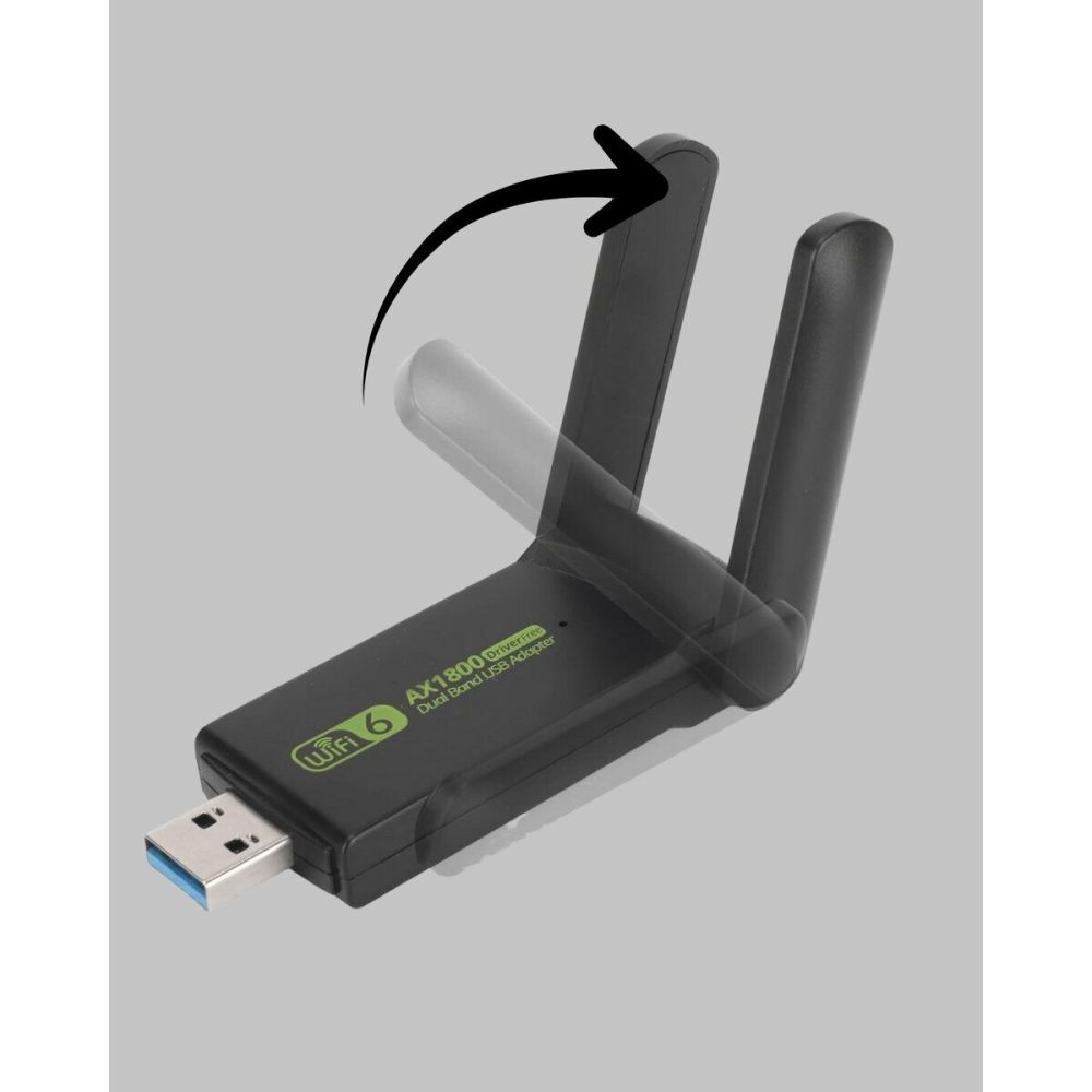 Ultratekno Dual Band WiFi Adaptör – 1200 Mbps USB 3.0 Çift Antenli Gen