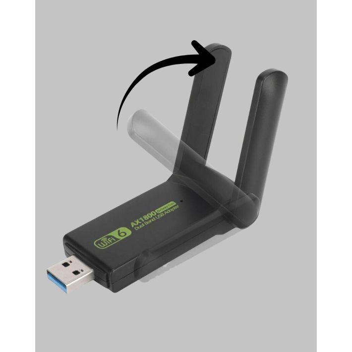 Ultratekno Dual Band WiFi Adaptör – 1200 Mbps USB 3.0 Çift Antenli Gen