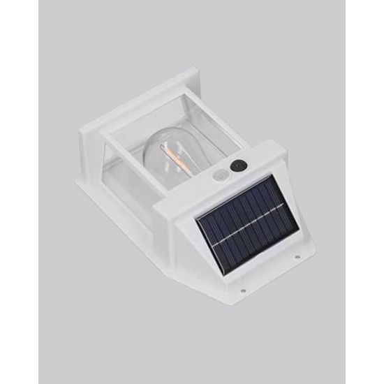 Güneş Enerjili Dış Mekan Sensörlü Duvar Lambası IP65 Su Geçirmez