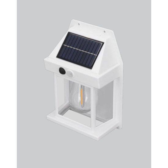 Üç Modlu Güneş Enerjili Duvar Lambası 1800mAh Bataryalı ve Hareket Sen