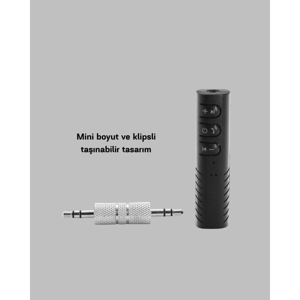 Bluetooth 4.1 Müzik Alıcısı 3.5mm Aux Girişli Mini Kablosuz Adaptör