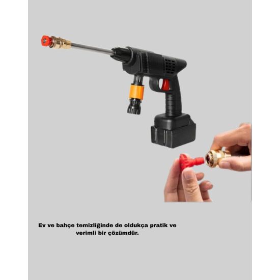Taşınabilir Akülü Araba Yıkama Makinesi 1.7 MPa Basınçlı ve Ergonomik 