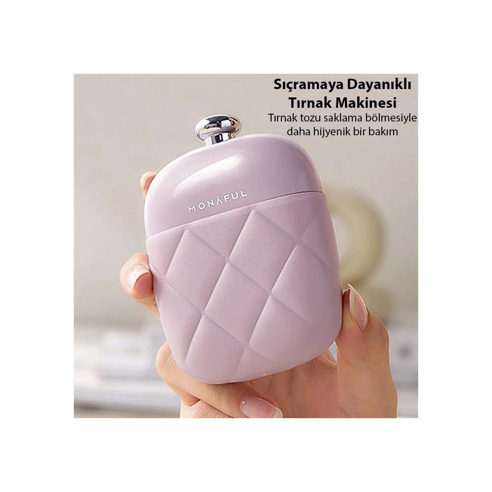 EZERE 4in1 Taşınabilir Tırnak Makası + Törpü + Kulak Kaşığı Bakım Seti