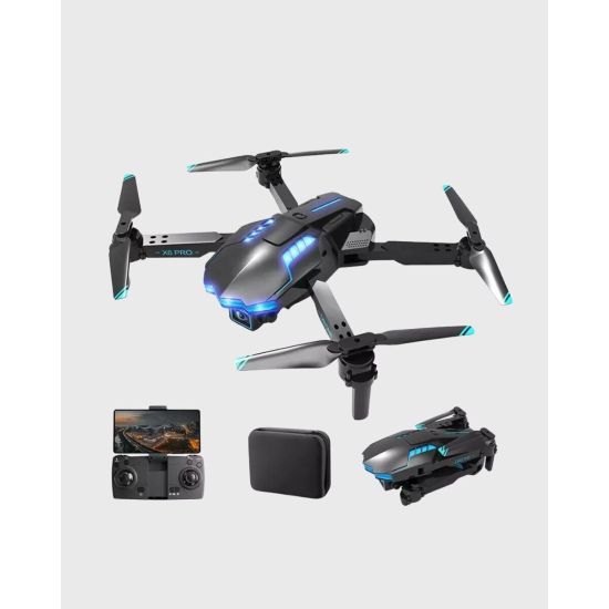 Wi-Fi Bağlantılı 4K Drone Katlanabilir ve 360° Takla Özellikli