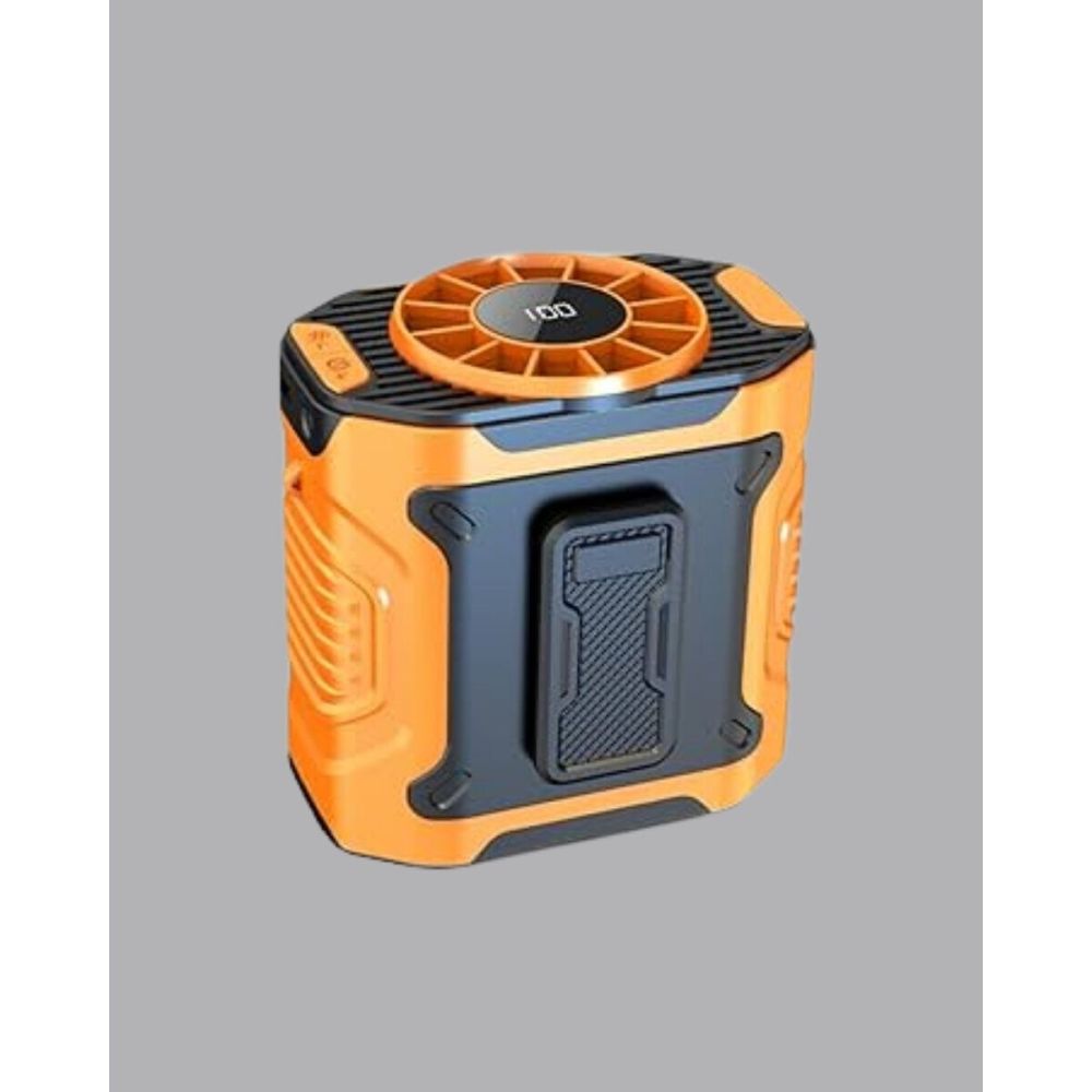 Turbo Mini Taşınabilir Fan – 100 Kademeli Dijital Hız Kontrolü ve Type
