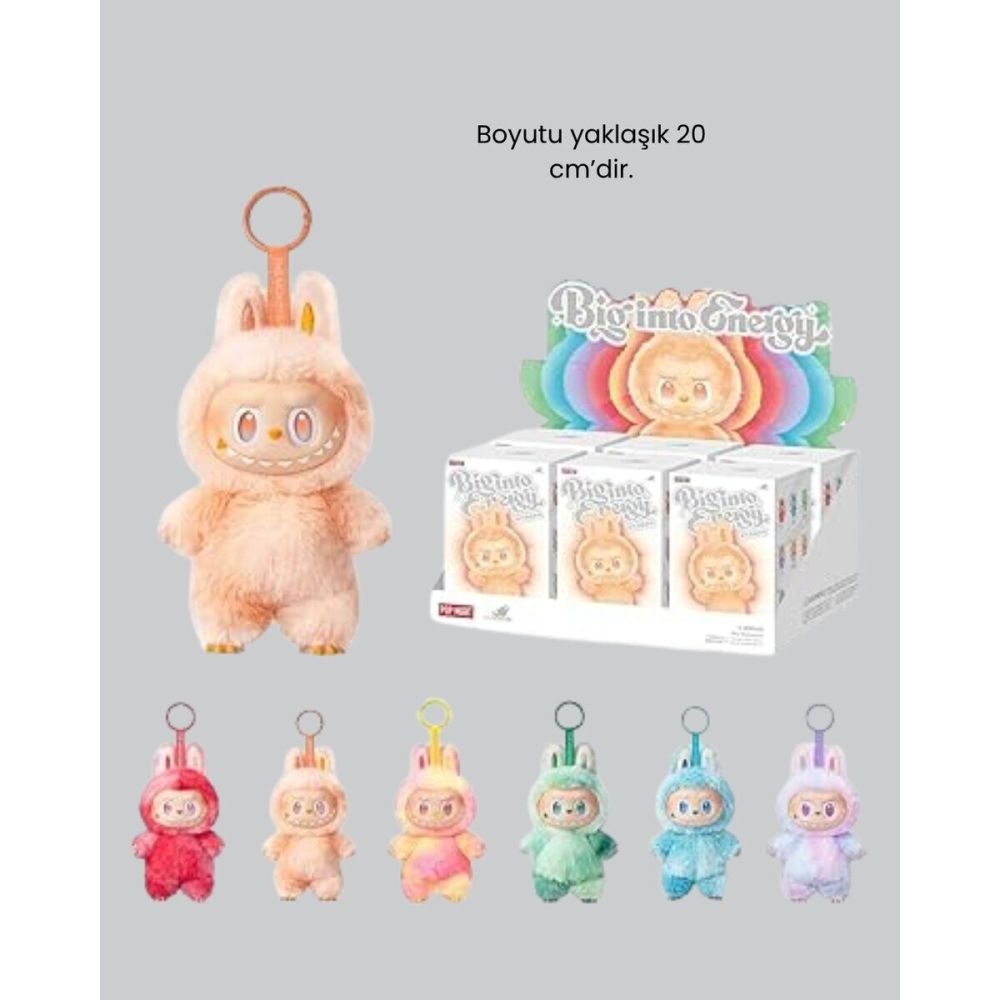 Labubu Peluş Oyuncak – Koleksiyonluk Yumuşak Dekoratif Figür 20 cm