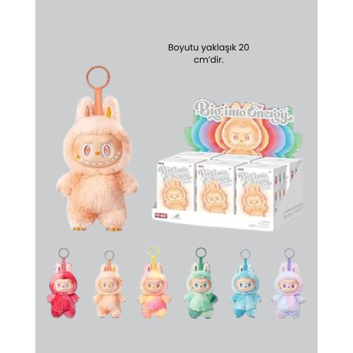 Labubu Peluş Oyuncak – Koleksiyonluk Yumuşak Dekoratif Figür 20 cm