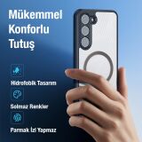 Dux Ducis Samsung S23 Plus Aimo Series MagSafe Premium Buzlu Sert PC-T