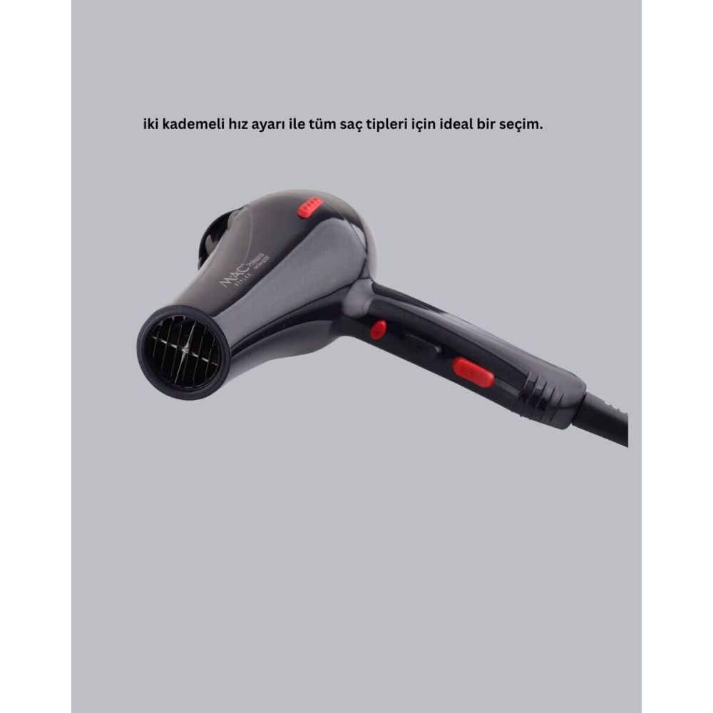 2200W AC Motor Saç Kurutma Makinesi Hafif ve Dayanıklı Tasarımlı