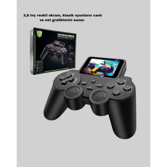 Atari S10 Taşınabilir Retro Oyun Konsolu 2.8 İnç Renkli Ekran Nostalji
