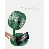 Katlanabilir Şarjlı Mini Fan 3 Kademeli Hız Ayarlı Taşınabilir