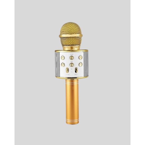 Bluetooth Karaoke Mikrofon Şarjlı Uzun Pil Ömürlü Çok Fonksiyonlu
