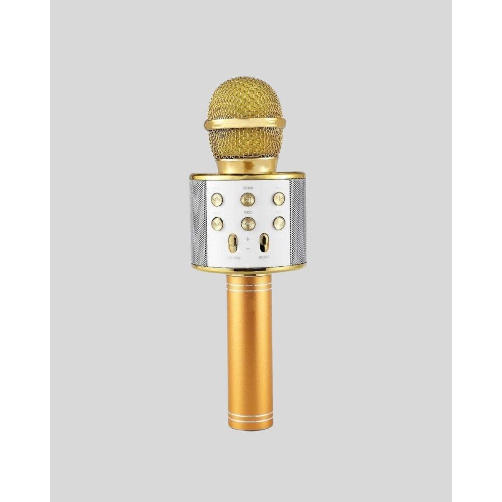 Bluetooth Karaoke Mikrofon Şarjlı Uzun Pil Ömürlü Çok Fonksiyonlu