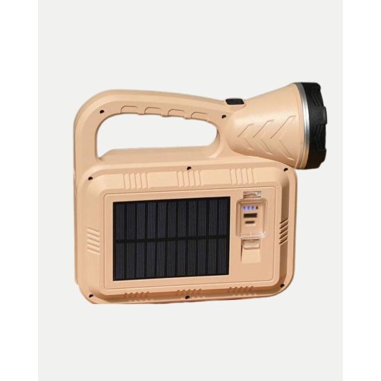 Solar Alev Işığı COB Teknolojili Taşınabilir El Feneri ve Kamp Lambası