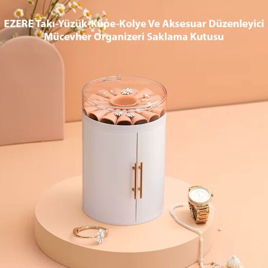 EZERE Takı-Yüzük-Küpe-Kolye Ve Aksesuar Düzenleyici Mücevher Organizer