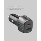 Araç Tipi Hızlı Şarj Adaptörü Type-C PD USB Çift Port Kompakt