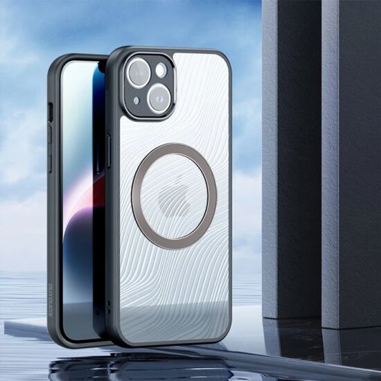 Dux Ducis iPhone 14 Plus Aimo Series MagSafe Premium Buzlu Sert PC-TPU