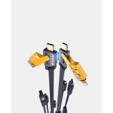 65W 4’ü 1 Arada Örgülü Hızlı Şarj Kablosu USB-C USB-A Çoklu Şarj Dayan