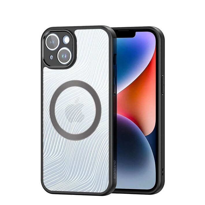 Dux Ducis iPhone 14 Aimo Series MagSafe Premium Buzlu Sert PC-TPU Kılı