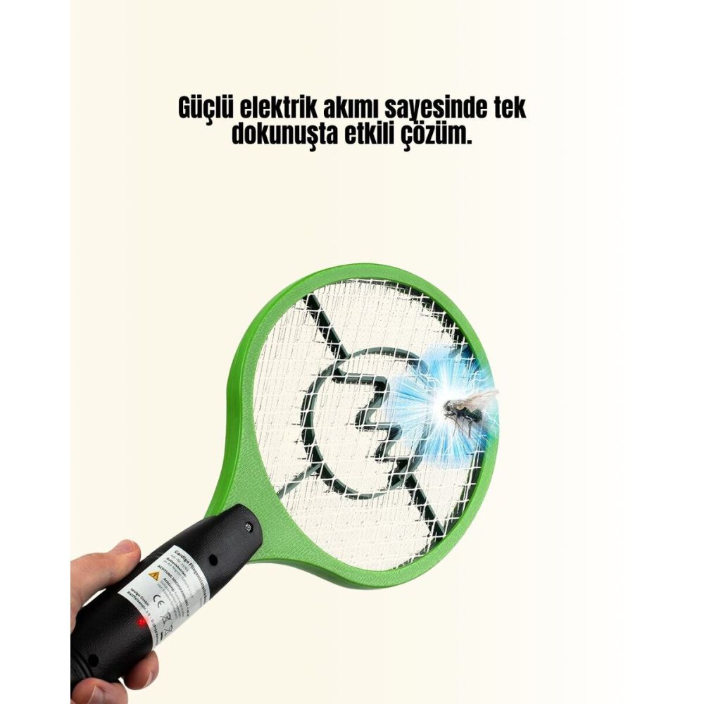 Böcek Önleyici Elektronik Sinek Öldürücü | Üç Katmanlı Güvenlik Izgara