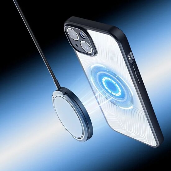 Dux Ducis iPhone 14 Aimo Series MagSafe Premium Buzlu Sert PC-TPU Kılı