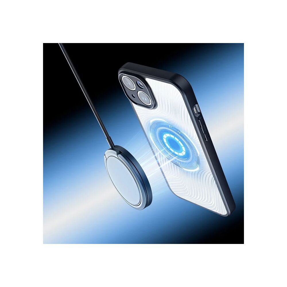 Dux Ducis iPhone 14 Aimo Series MagSafe Premium Buzlu Sert PC-TPU Kılı