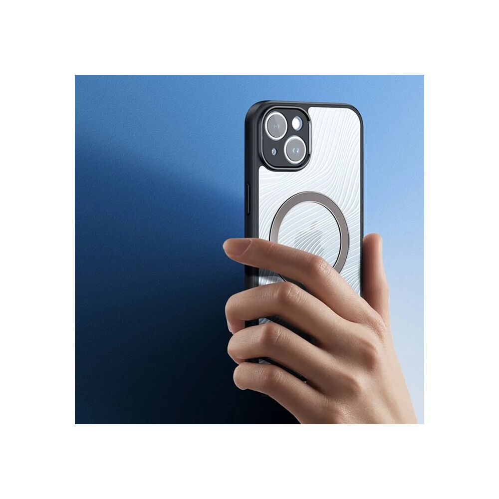 Dux Ducis iPhone 14 Aimo Series MagSafe Premium Buzlu Sert PC-TPU Kılı