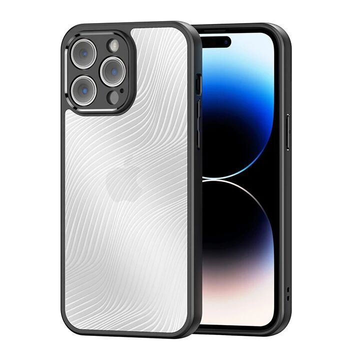 Dux Ducis iPhone 14 Pro Max Aimo Series Premium Buzlu Sert PC-TPU Kılı