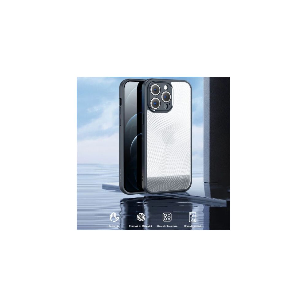 Dux Ducis iPhone 14 Pro Max Aimo Series Premium Buzlu Sert PC-TPU Kılı
