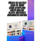9 Ultra Akıllı Saat 49mm 2inç Ekran 7 Kordonlu ve Bluetooth Kulaklık