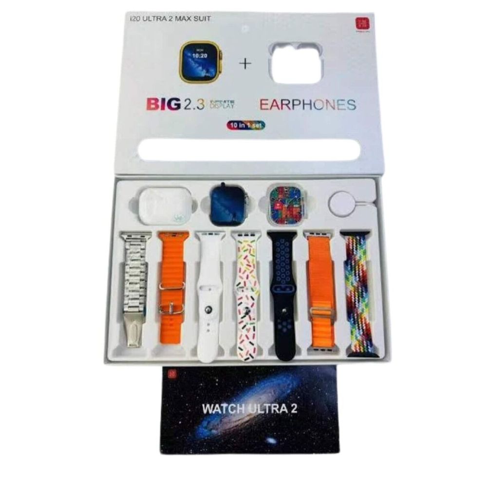 9 Ultra Akıllı Saat 49mm 2inç Ekran 7 Kordonlu ve Bluetooth Kulaklık