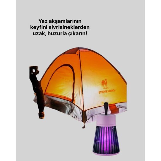 Çocuk ve Evcil Hayvan Dostu Sivrisinek Yakalama Lambası