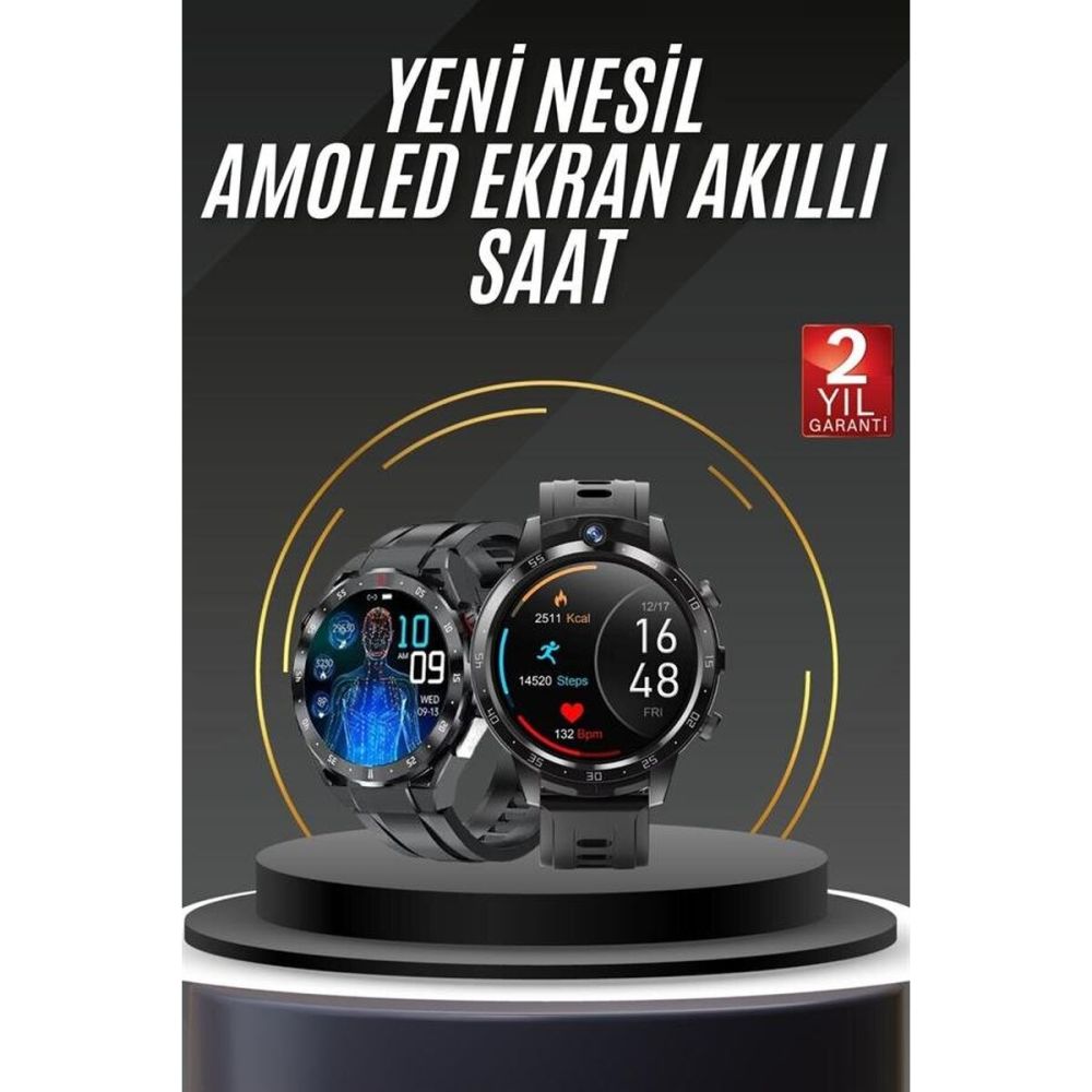 Akıllı Saat Yeni Model Sesli Asistan Bildirim Görme Bluetooth Bağlantı