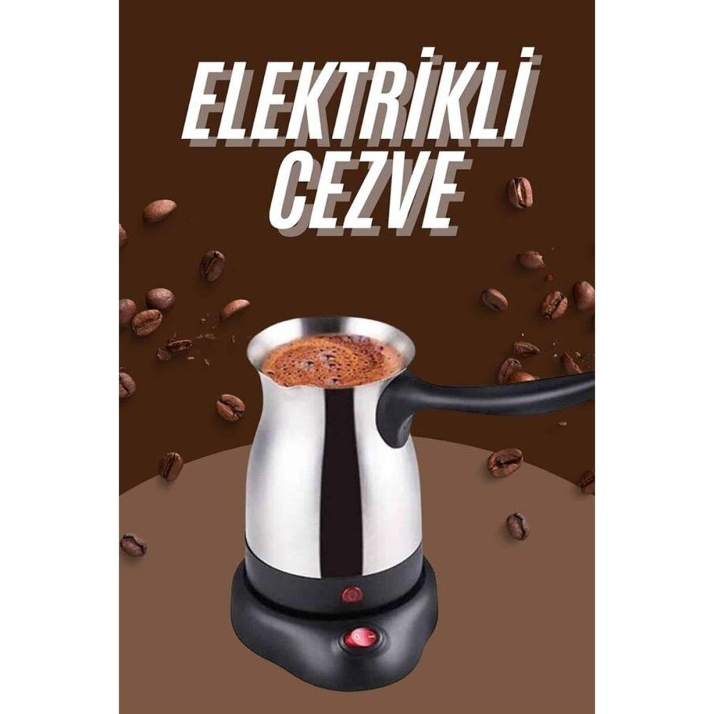 Çelik Kahve Makinesi Cezve 800 Watt Paslanmaz Çelik Türk Kahvesi Makin