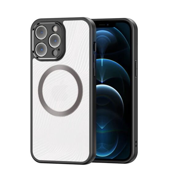 Dux Ducis iPhone 12 Pro Aimo Series Mag Safe Premium Buzlu Sert PC-TPU