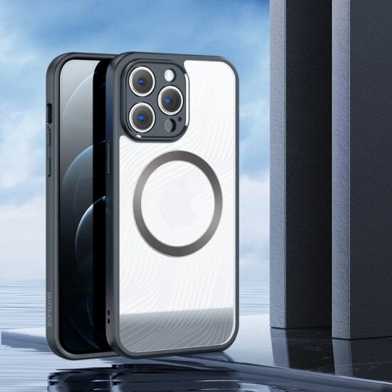Dux Ducis iPhone 12 Pro Aimo Series Mag Safe Premium Buzlu Sert PC-TPU