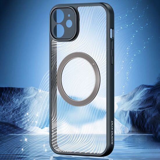 Dux Ducis iPhone 12 Aimo Series Mag Safe Premium Buzlu Sert PC-TPU Kıl