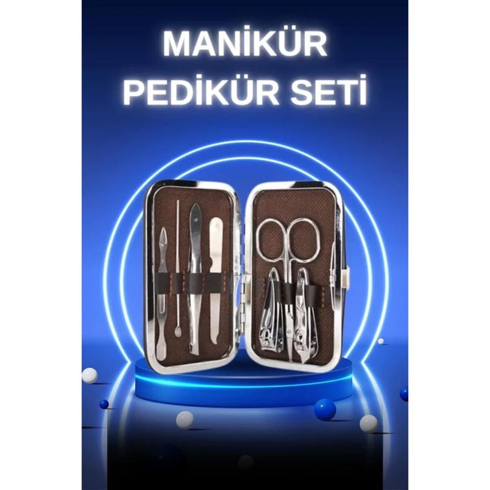 Manikür Pedikür Seti 7 Parça Tırnak Mantarı Tırnak Batığı Temizleme Ta