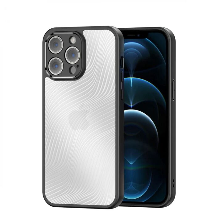 Dux Ducis iPhone 12 Pro Max Aimo Series Premium Buzlu Sert PC-TPU Kılı