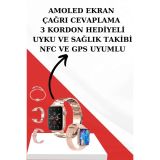 Wireless Şarjlı Pembe Akıllı Saat ve Kablosuz Bluetooth Kulaklık Dokun