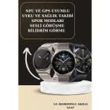 Akıllı Saat ve Kulaklık Seti Dokunmatik Ekran 5.0 Bluetooth Bağlantılı