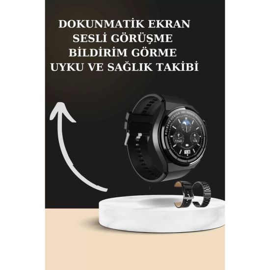 TWS Bluetooth Kulaklık ve Akıllı Saat Uyku Takibi Nabız Ölçer Uzun Pil