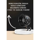 TWS Bluetooth Kulaklık ve Akıllı Saat Uyku Takibi Nabız Ölçer Uzun Pil