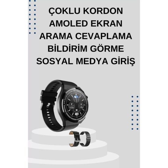 Yeni Nesil Sesli Görüşme Akıllı Saat ve Powerbank Çoklu Şarj Girişli B