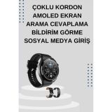 Yeni Nesil Sesli Görüşme Akıllı Saat ve Powerbank Çoklu Şarj Girişli B