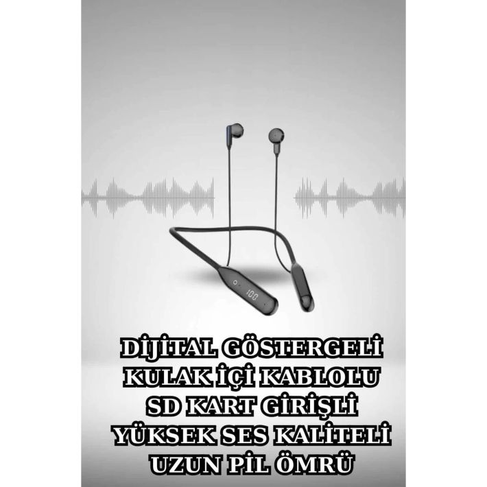 Alarm ve Titreşim Özellikli Akıllı Saat ve Mikrofonlu Kablolu Bluetoot