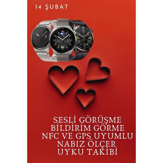 Sevgiliye Özel Yeni Nesil Akıllı Saat Çiftlere Özel Kampanya Çift Saat