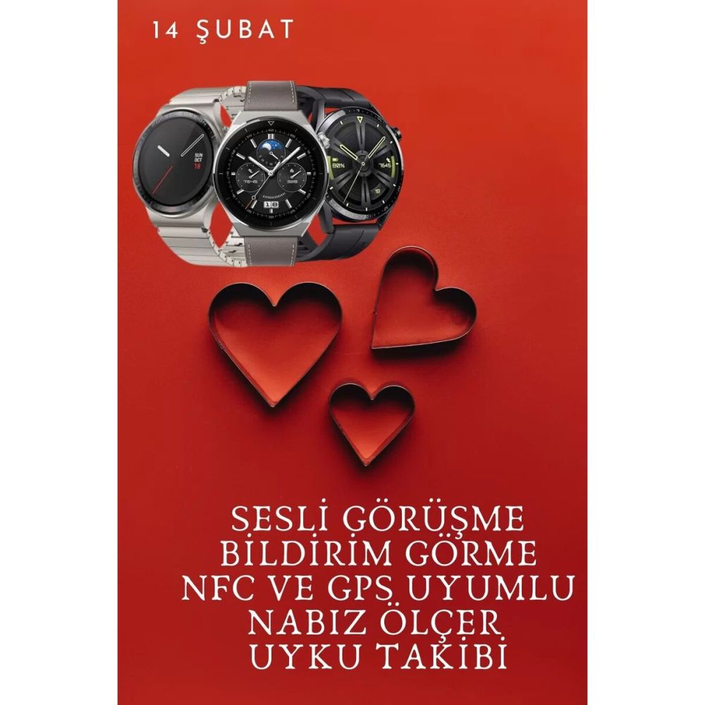 Sevgiliye Özel Yeni Nesil Akıllı Saat Çiftlere Özel Kampanya Çift Saat